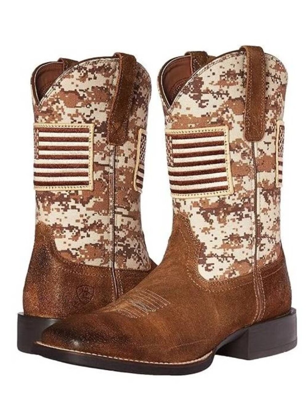 NEW  ARIAT Men’s Sport Patriot Western Boot Boot Size 12 EE WIDE